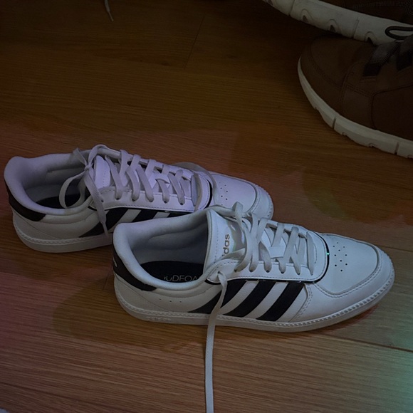 adidas White and Black Athletic Shoes - Picture 5 of 5